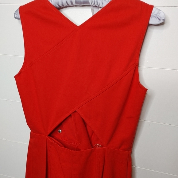 INTERMIX Red Magnolia jumpsuit size 2 - Picture 7 of 16